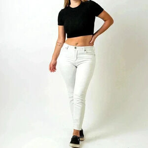 Urban Outfitters BDG High Rise Grazer Cigarette White Skinny Jeans - 28